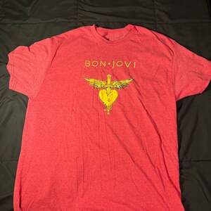 Bon Jovi Greatest Hits Women's Boxy Cropped T-Shirt